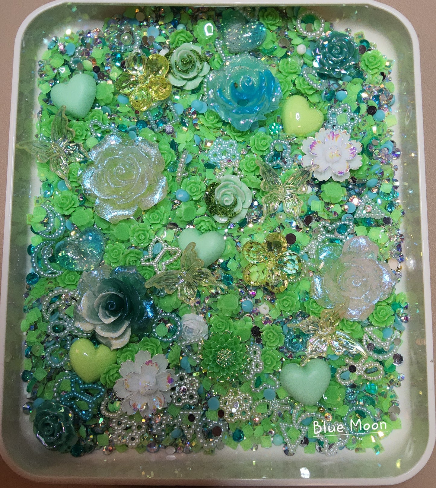 Blue Moon Embellishment & rhinestone mix