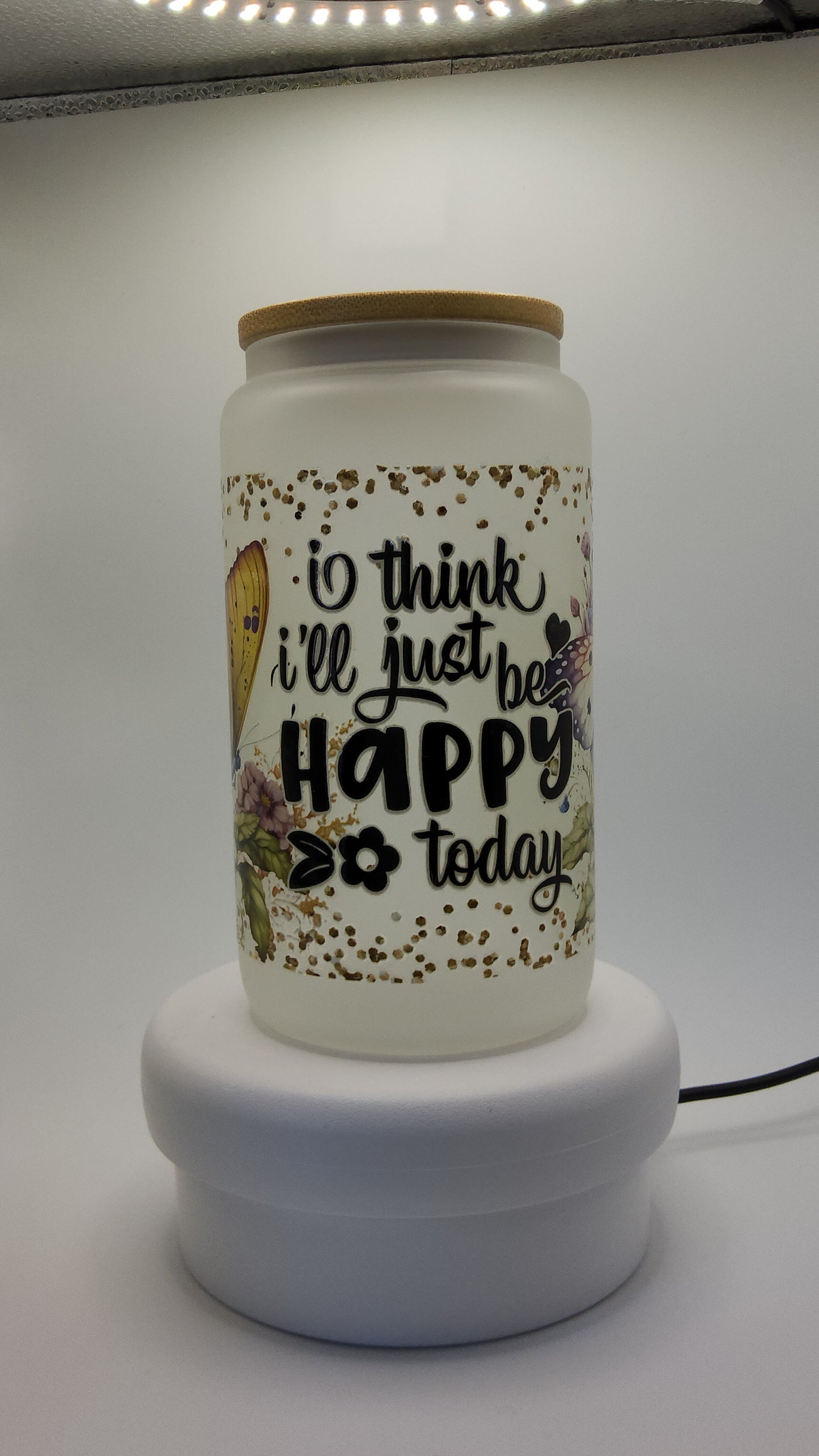 just Be Happy Cup 16 oz.